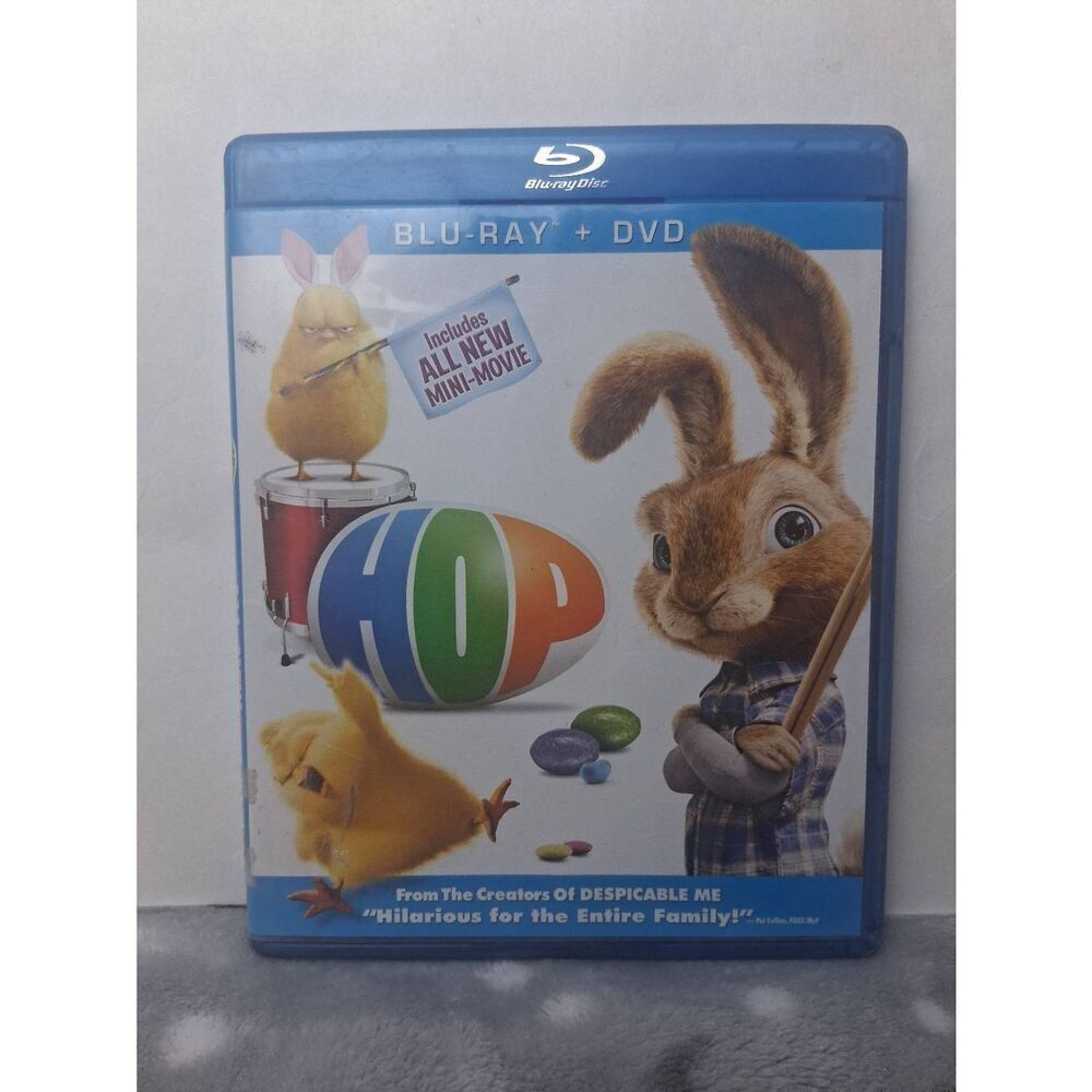 Hop Movie Blu-ray DVD Combo 2-Disc Set 2011-Good Condition